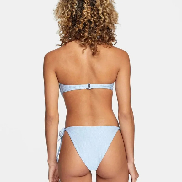 RVCA Daybreak Bandeau Bikini Top & Daybreak French Bikini Bottoms, iris - Picture 11 of 16